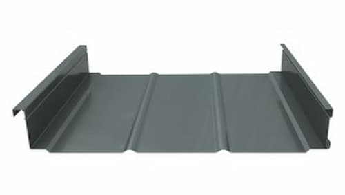 Fabral Stand N Seam standing seam metal roof panel. Image courtesy of www.fabral.com.
